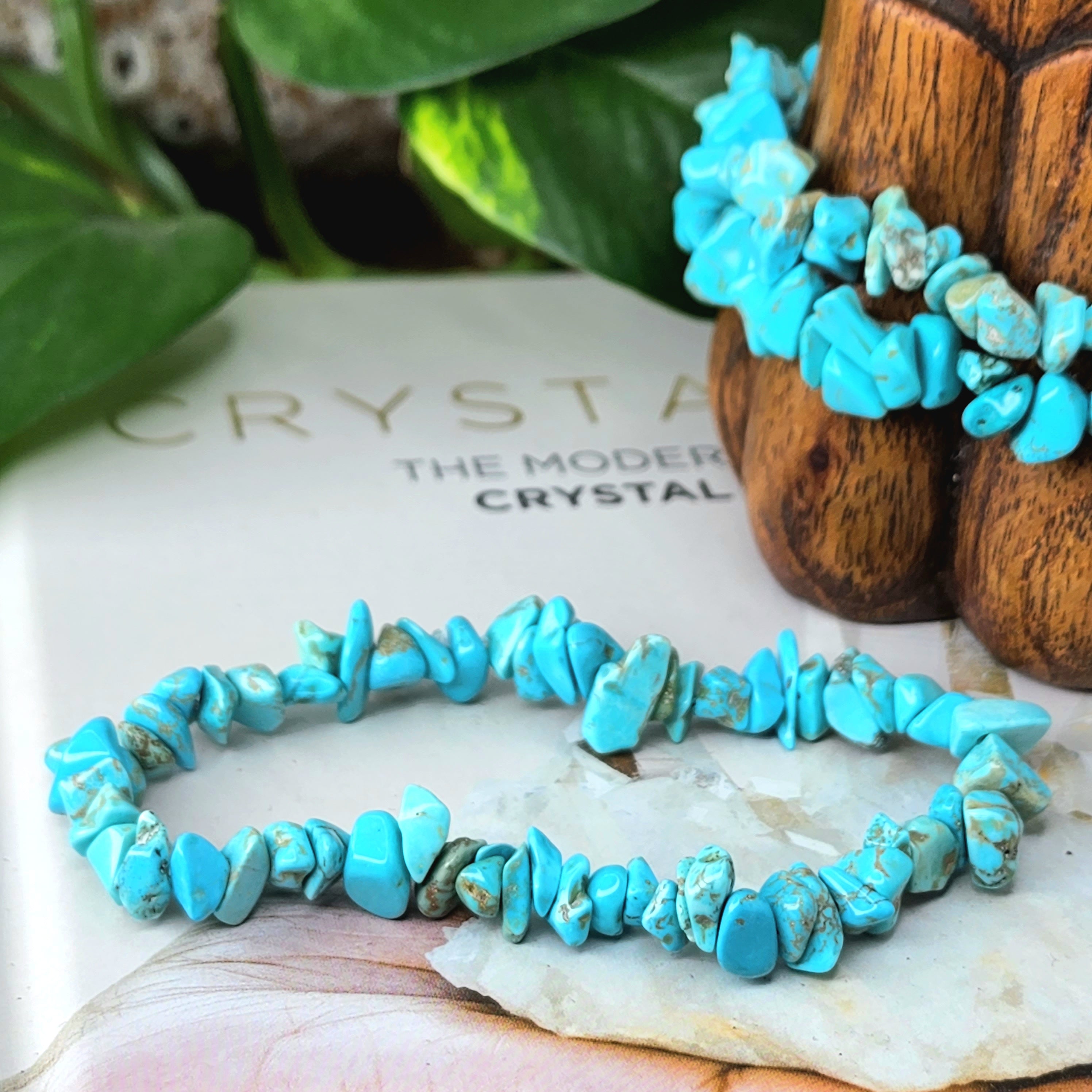 Turquoise chip bracelet hotsell