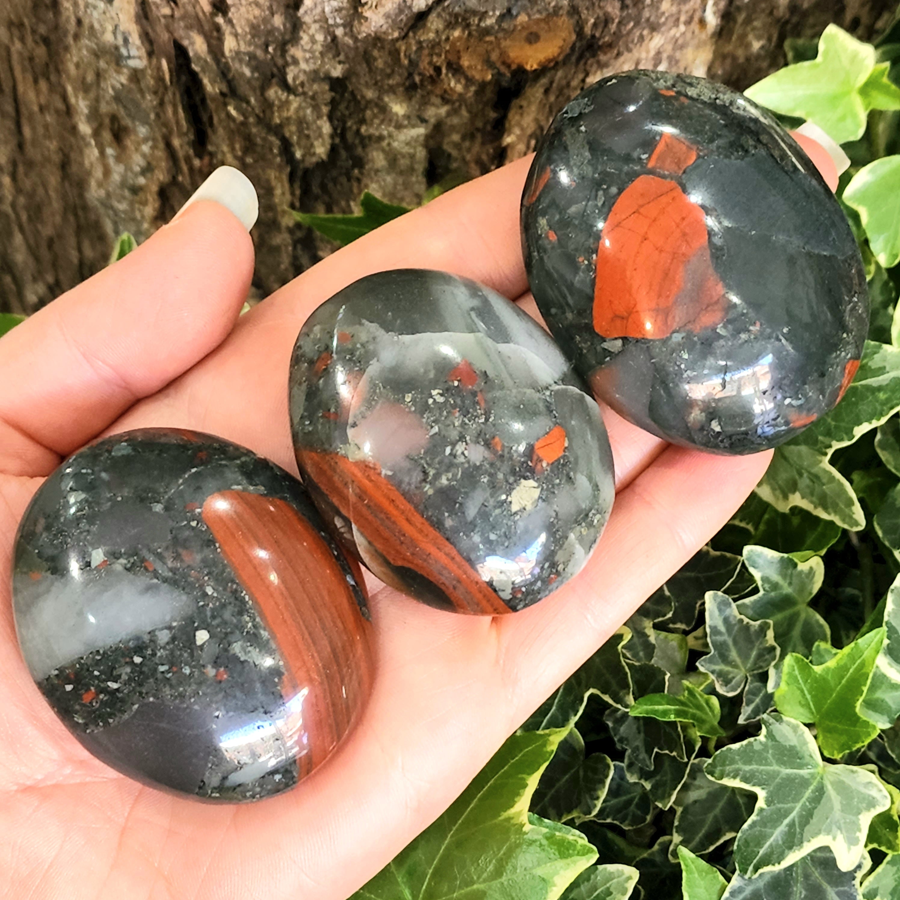 African Bloodstone Palm Stone 5cm