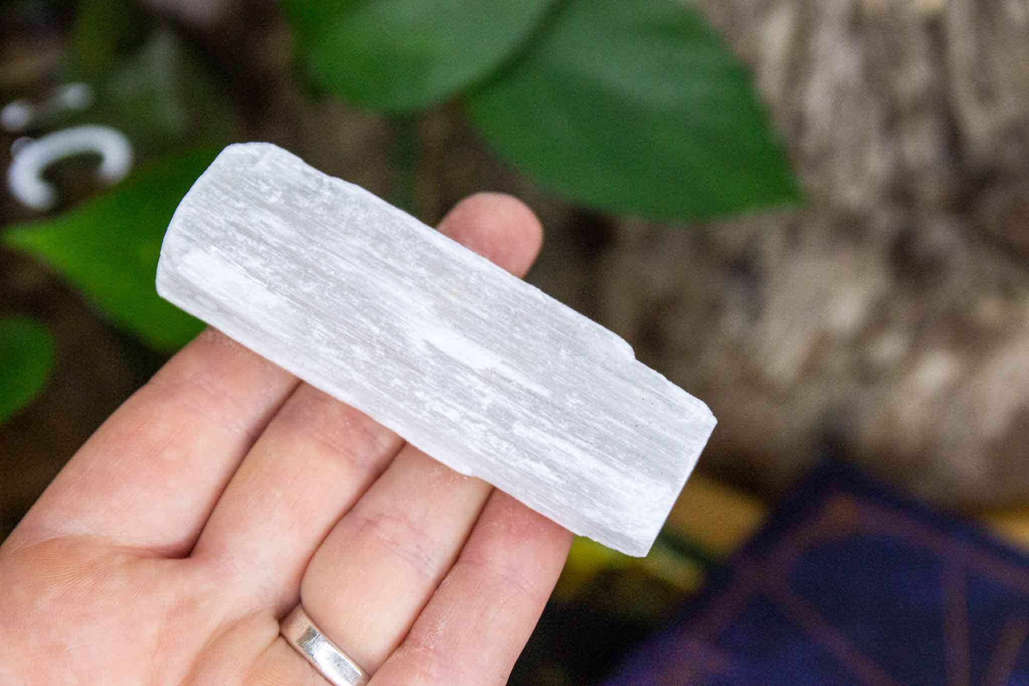 Selenite engagement ring discount