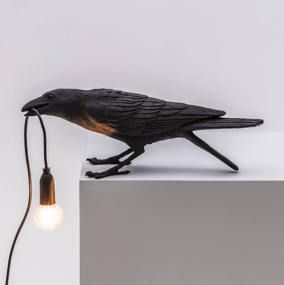 Raven / Crow Lamp