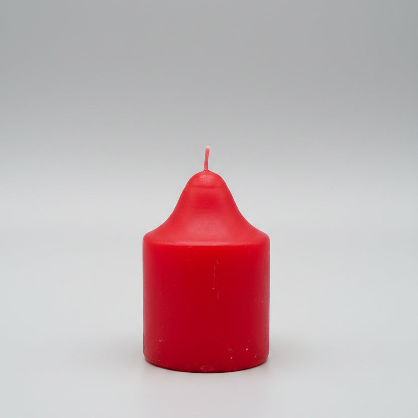 Scented Large Candle - Bright Red 7.5x7.5