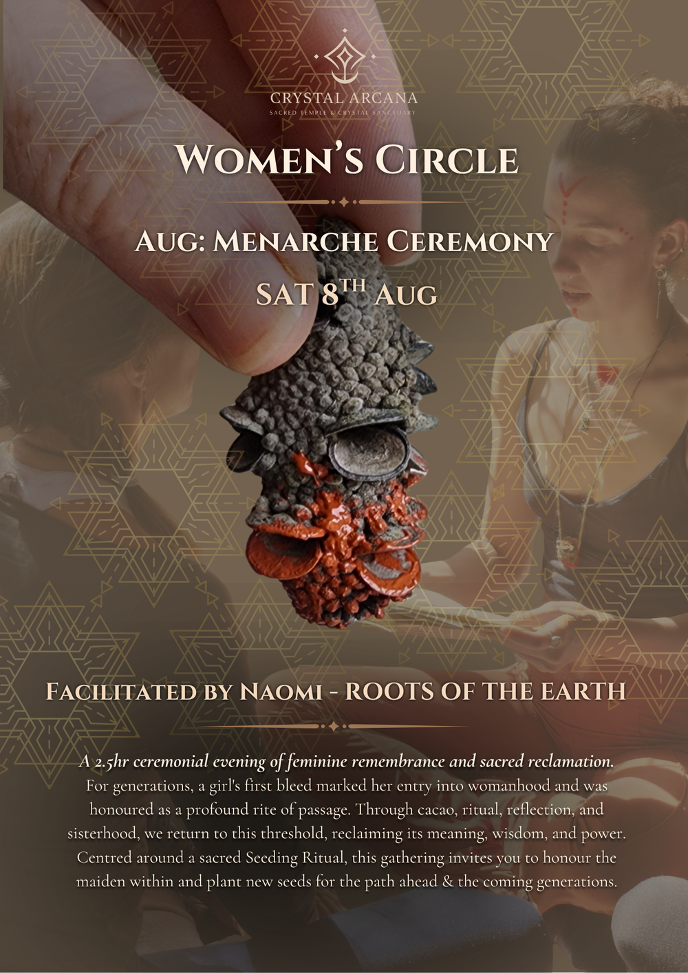 Women's Circle - Menarche Ceremony with Naomi (Roots Of The Earth)