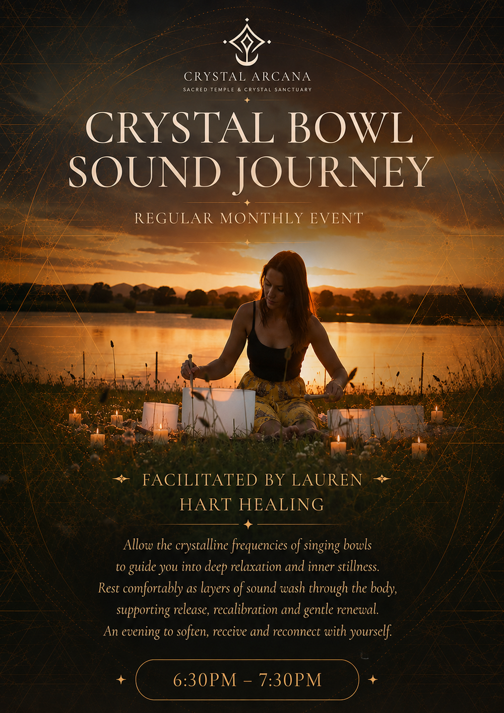 Crystal Bowl Sound Journey - $30