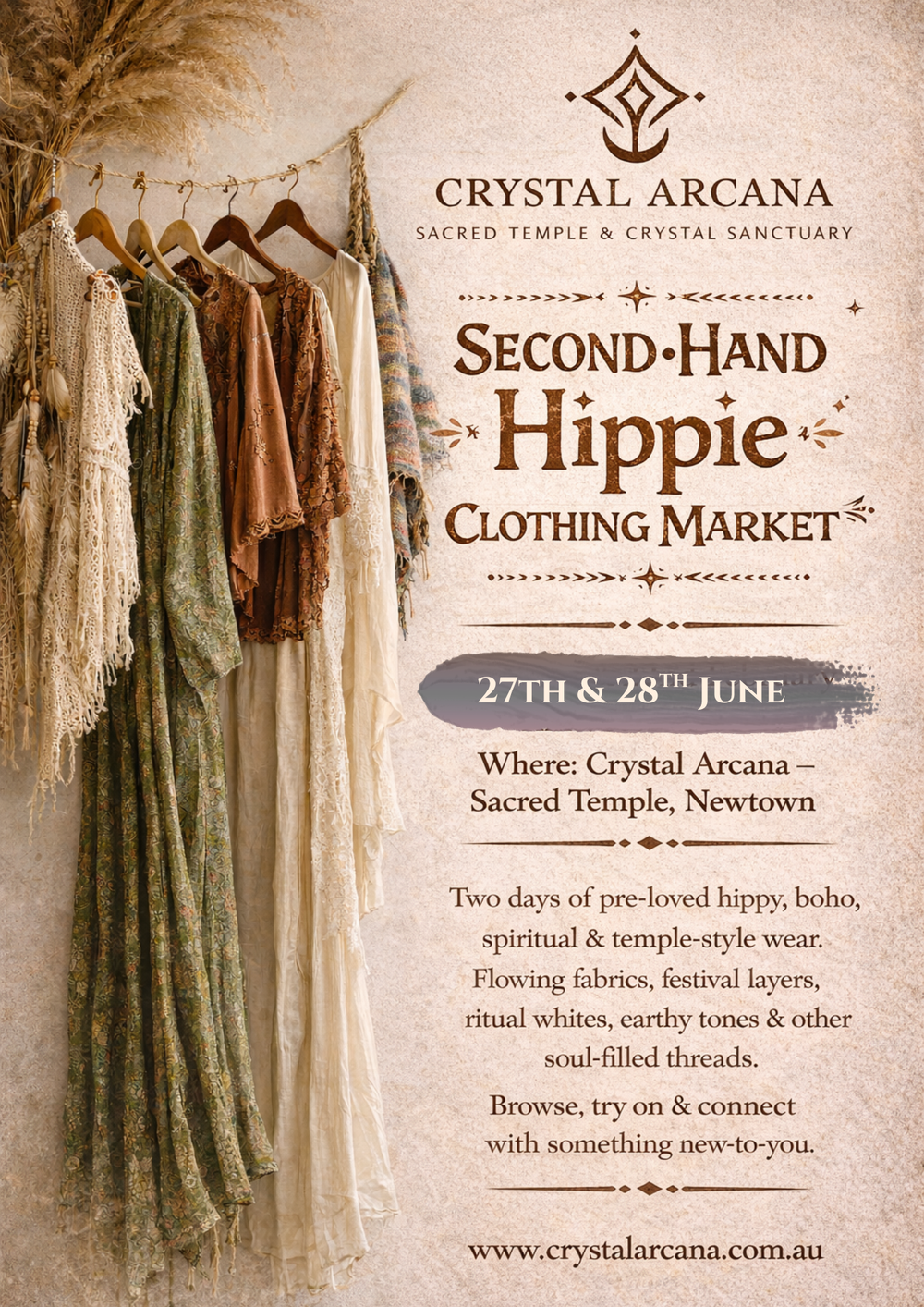 Second Hand Clothing Market Weekend - Free Entry