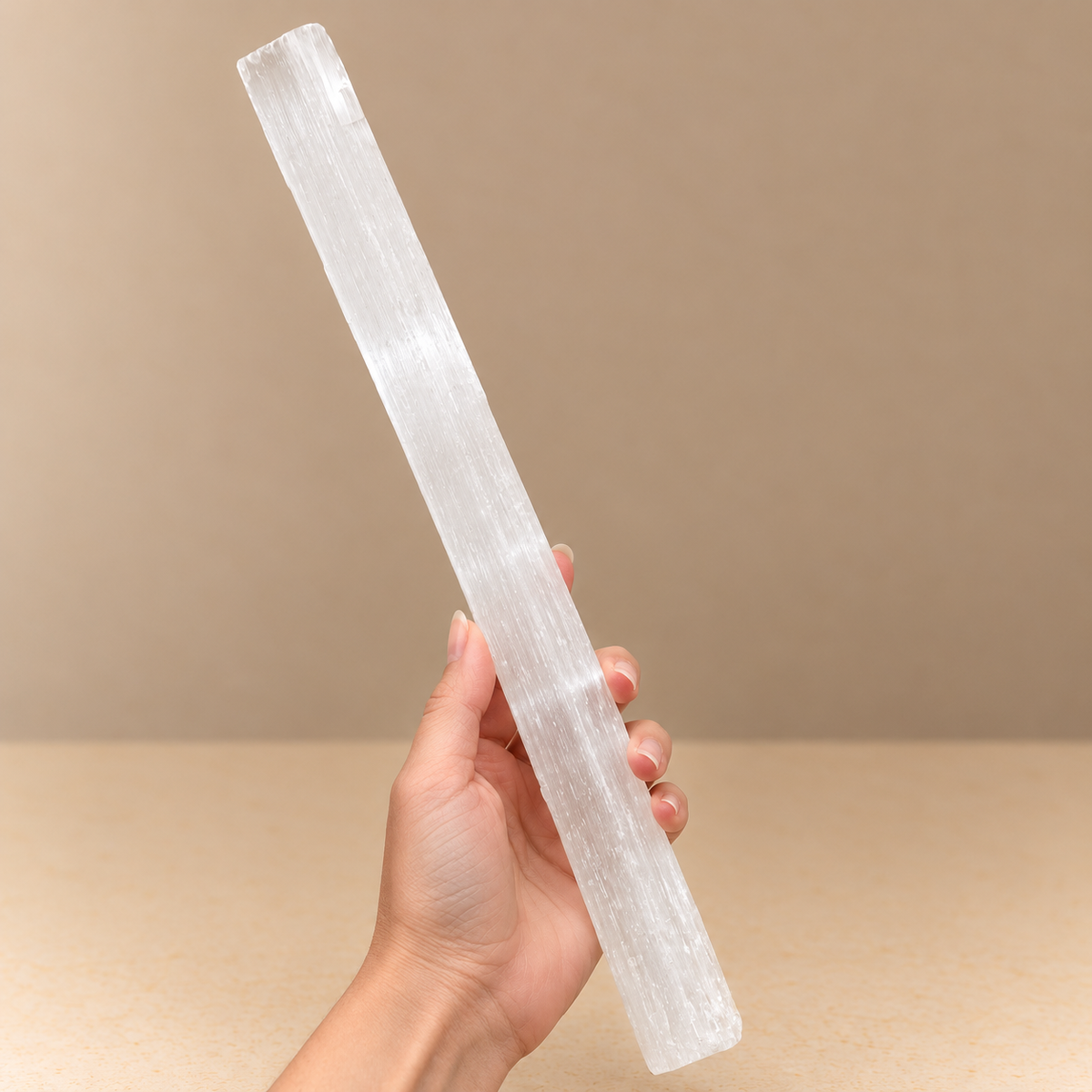 Selenite Raw Rod (40cm)