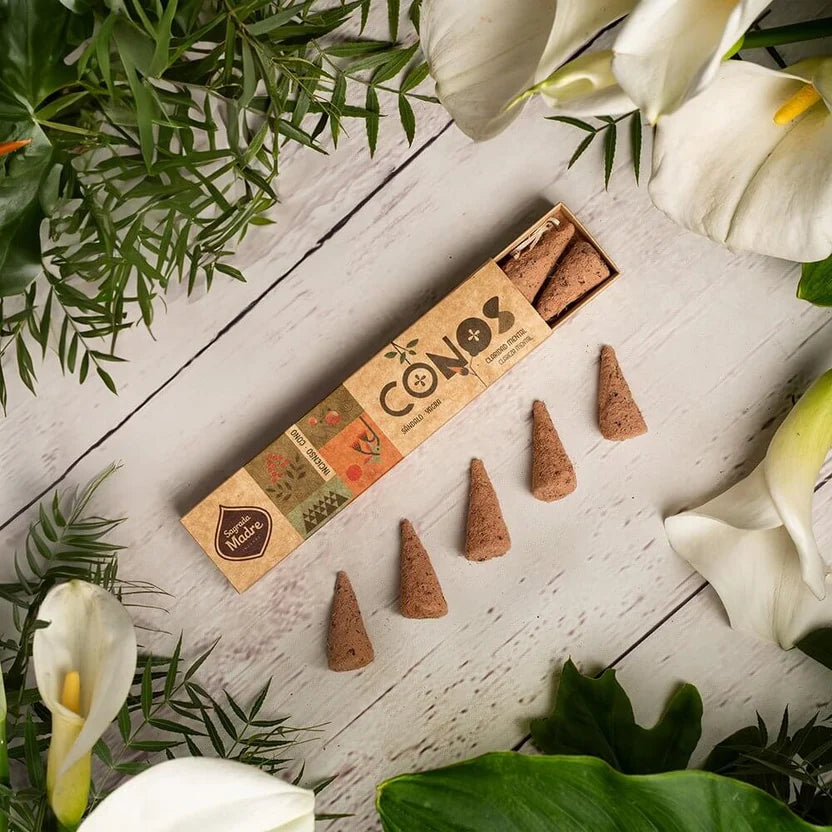Sagrada Madre Incense Cones - Sandalwood & Yagra
