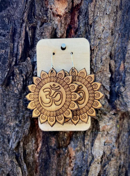 In Harmony Wooden  Earrings
