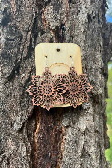 In Harmony Wooden  Earrings