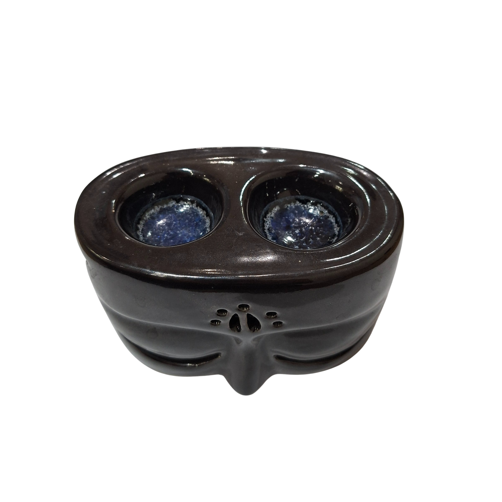 Incense / Oil Burner Ceramic - Buddha Eyes