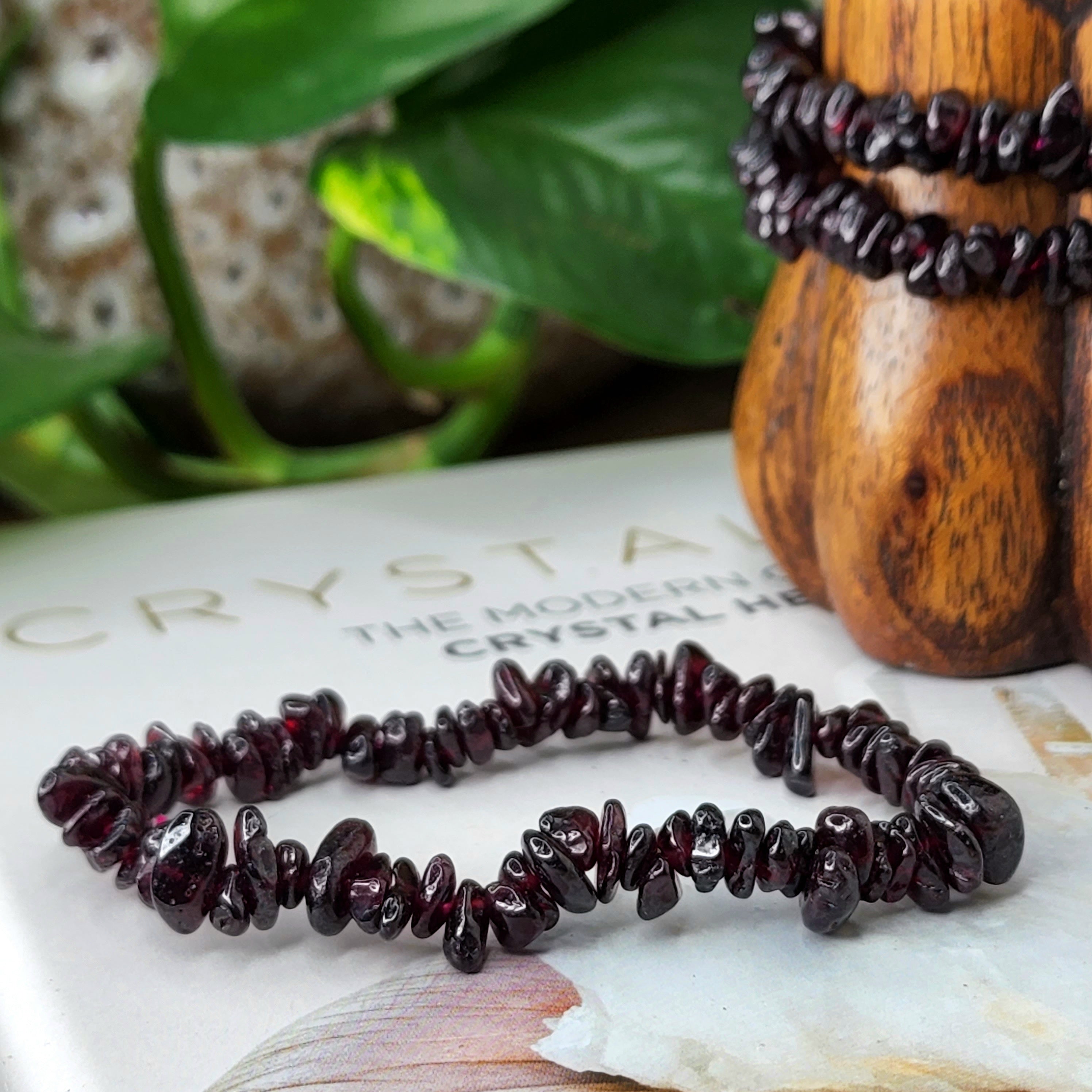Garnet on sale chip bracelet