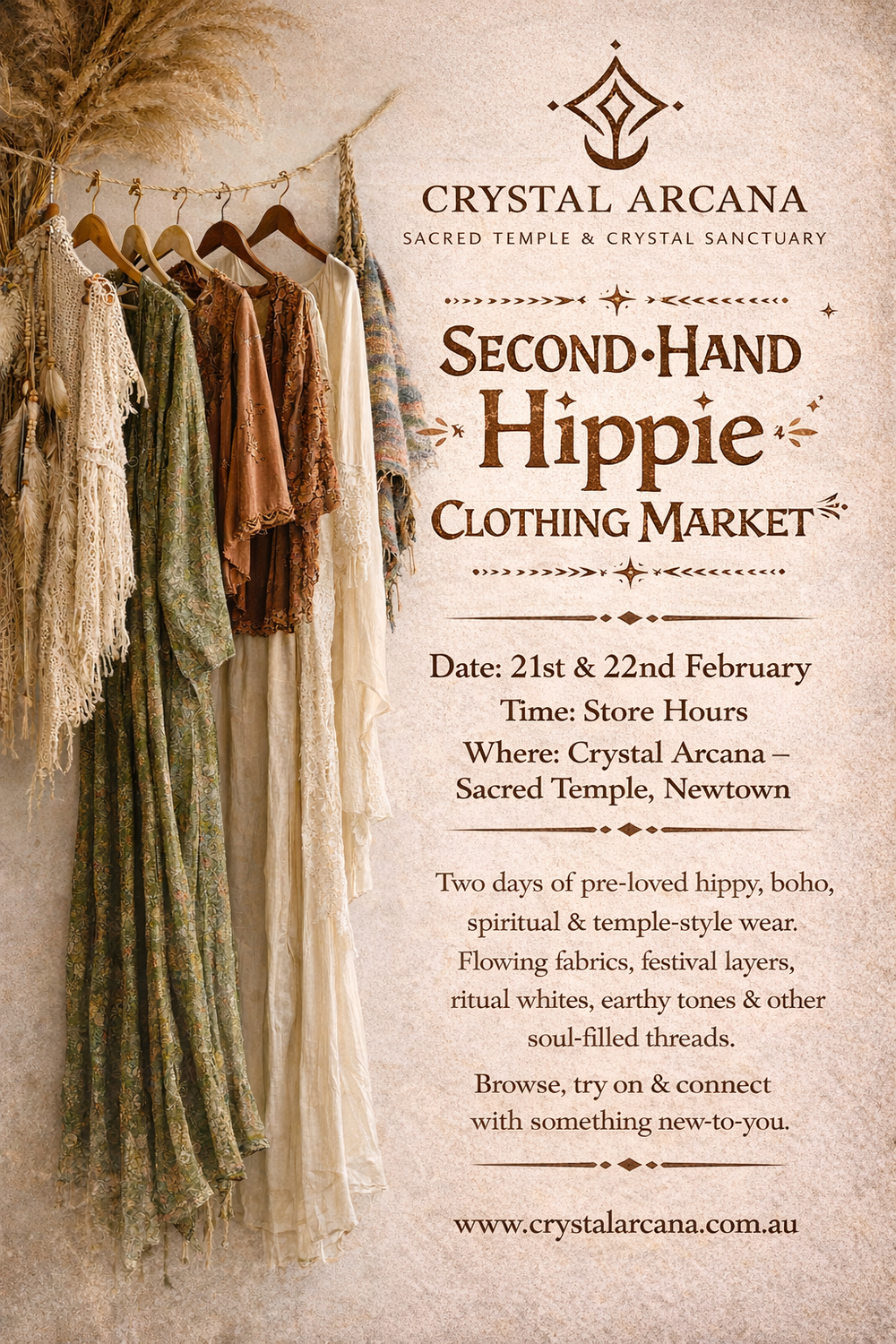 Second Hand Clothing Market Weekend - Free Entry
