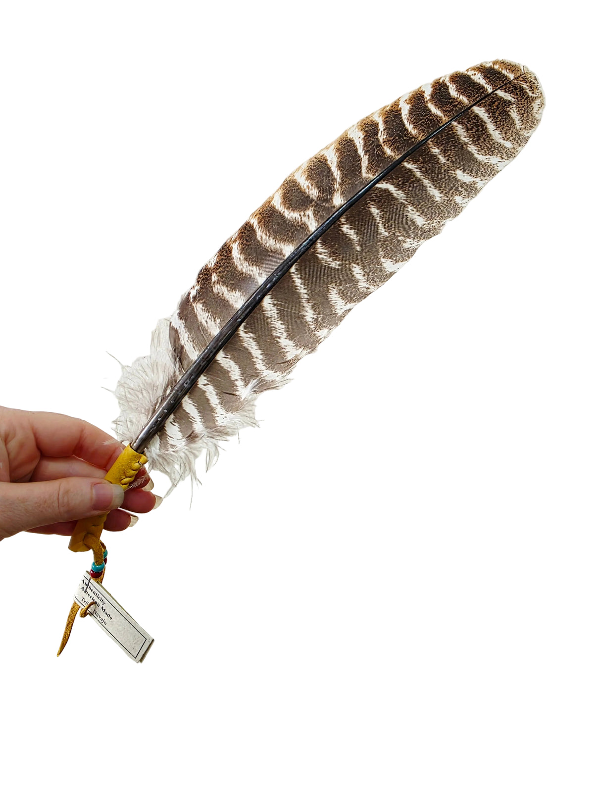 Authentic Navajo Made - Single Turkey Feather
