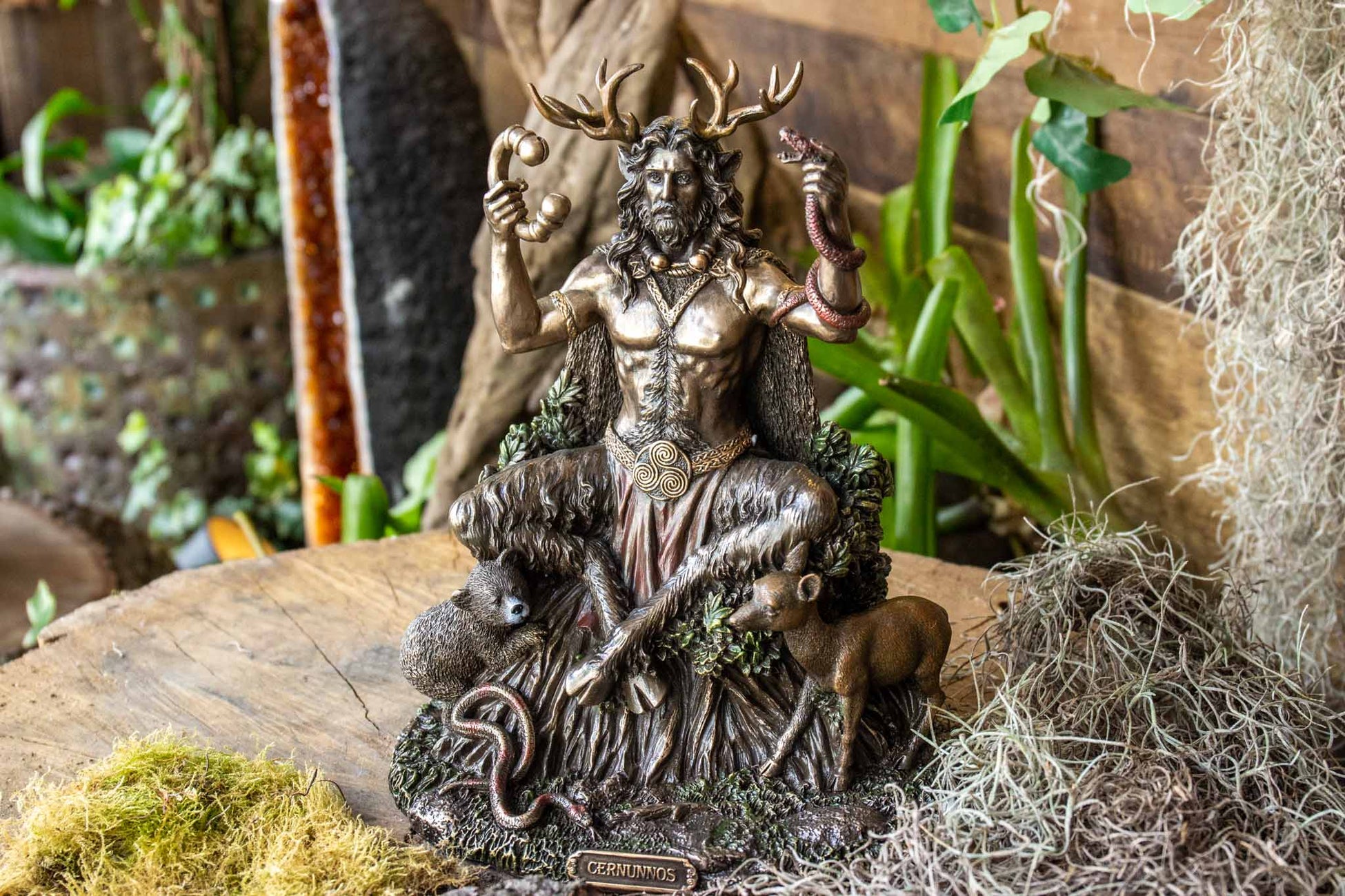 Bronze Veronese Statues Crystal Arcana