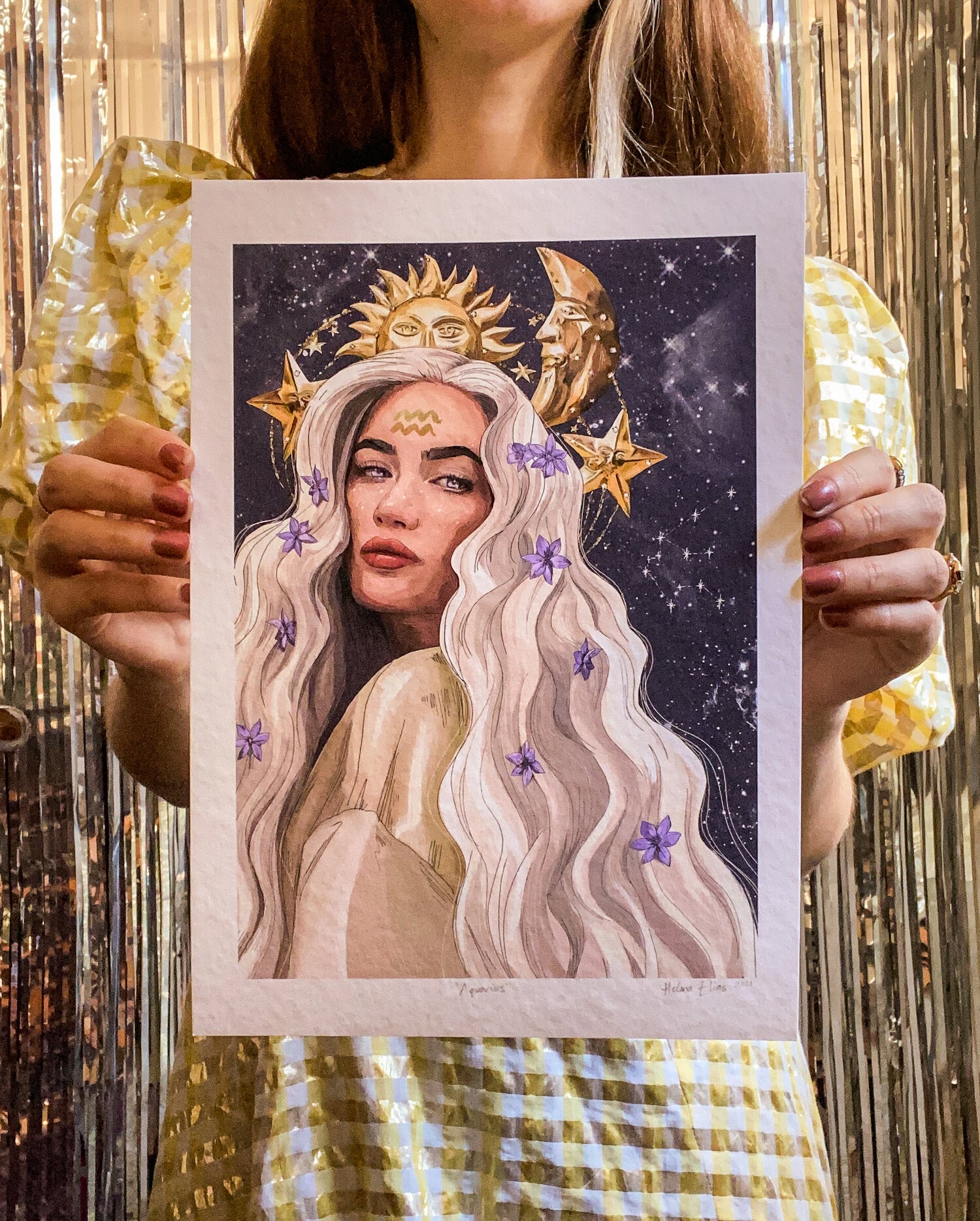 Zodiac Prints by Helena Illustrated (A4)